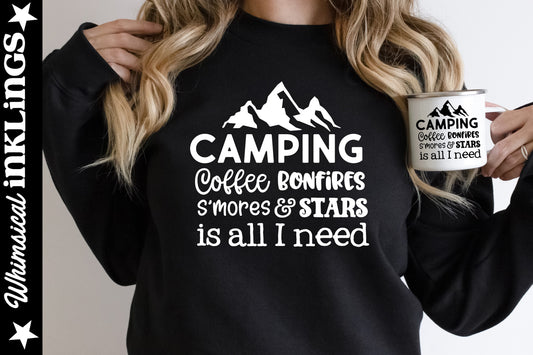 Camping Is All I Need SVG