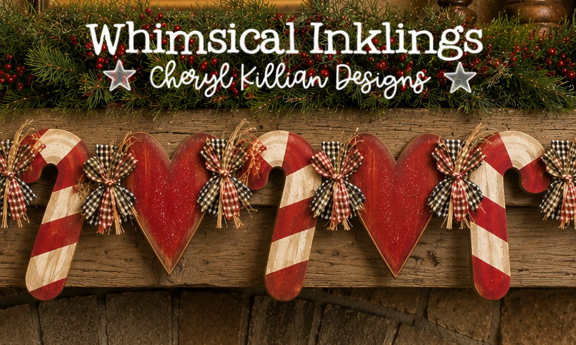 Candy Cane Garland Laser SCVG| Christmas Laser SVG