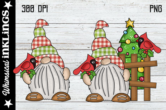 Cardinal Gnome Sublimation| Christmas Sublimation