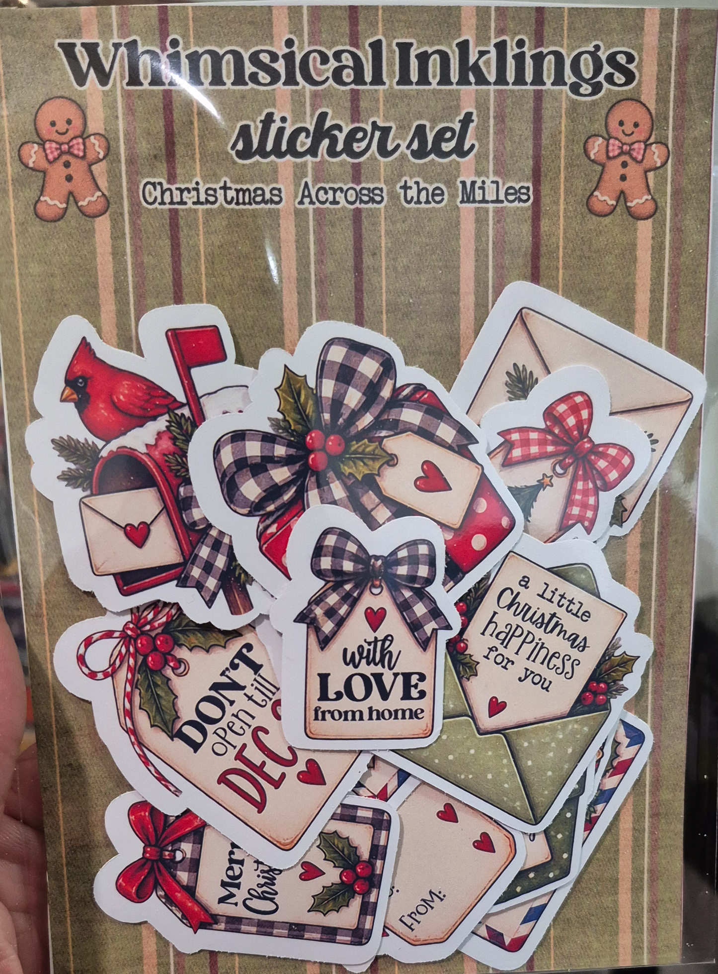 Christmas Across the Miles Sticker Pack | Christmas Stickers