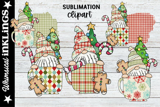 Christmas Cocoa Gnomes Sublimation| Christmas Sublimation