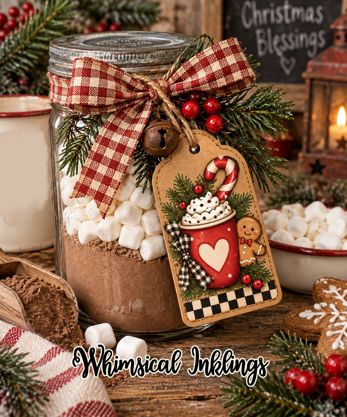 Christmas Cocoa Tag printables
