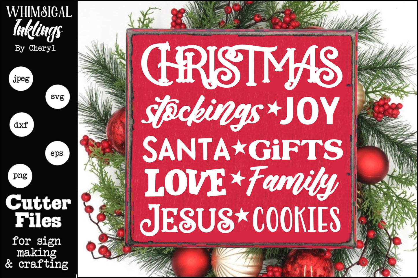 Christmas Hodge Podge SVG Bundle| Christmas Sign SVG| Christmas Designs