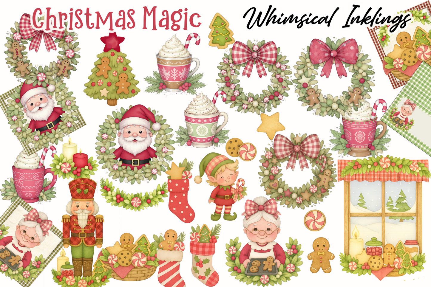 Christmas Magic Sublimation/DTF Clipart