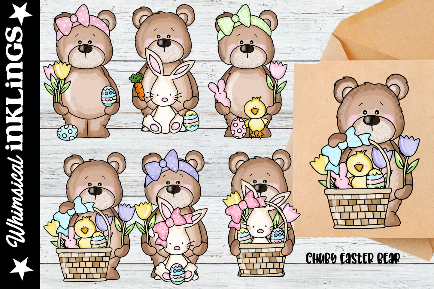 Chubby Bear Easter Sublimations