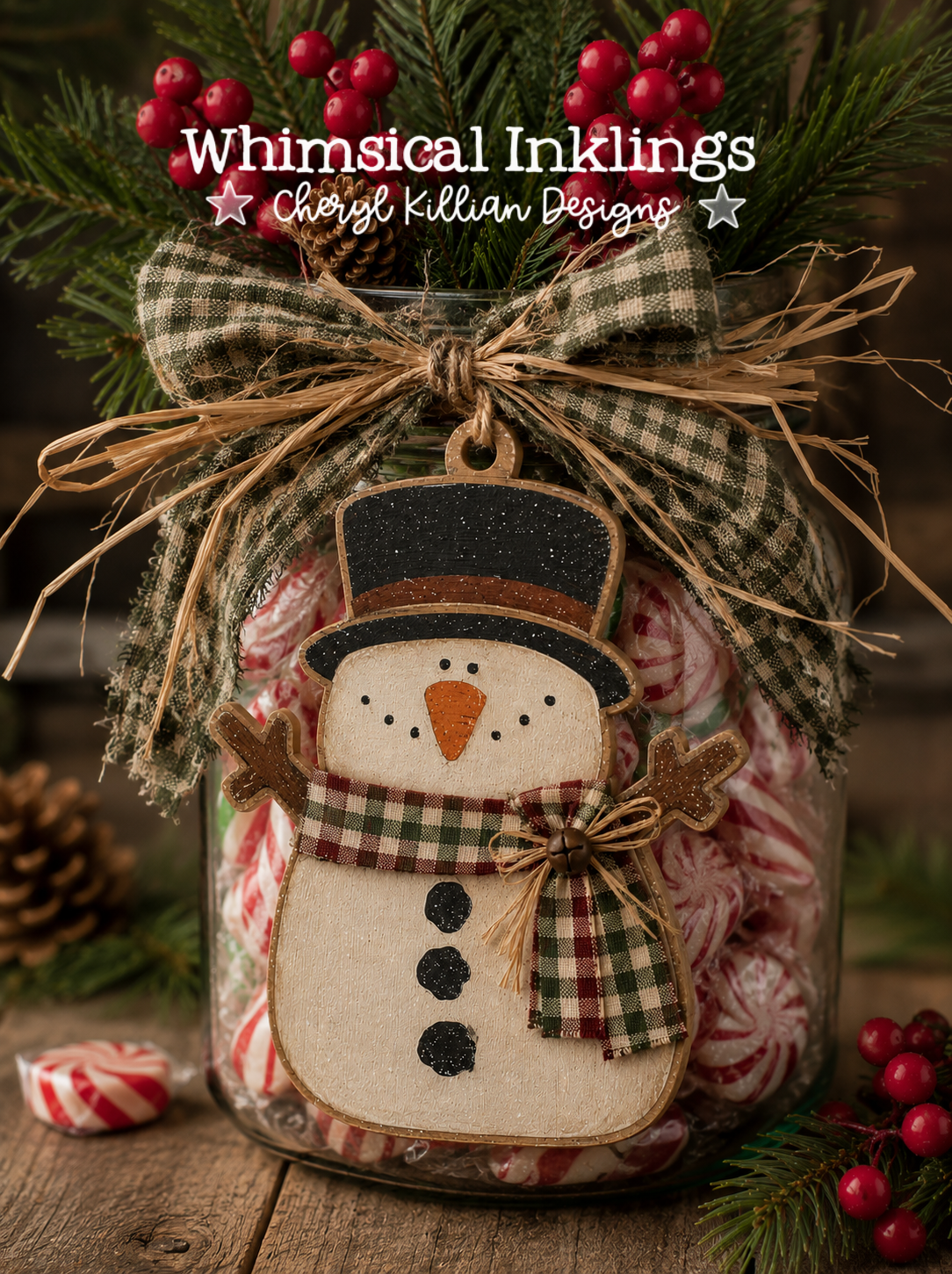 Chubby Snowman Ornament Laser SVG| Christmas Laser SVG