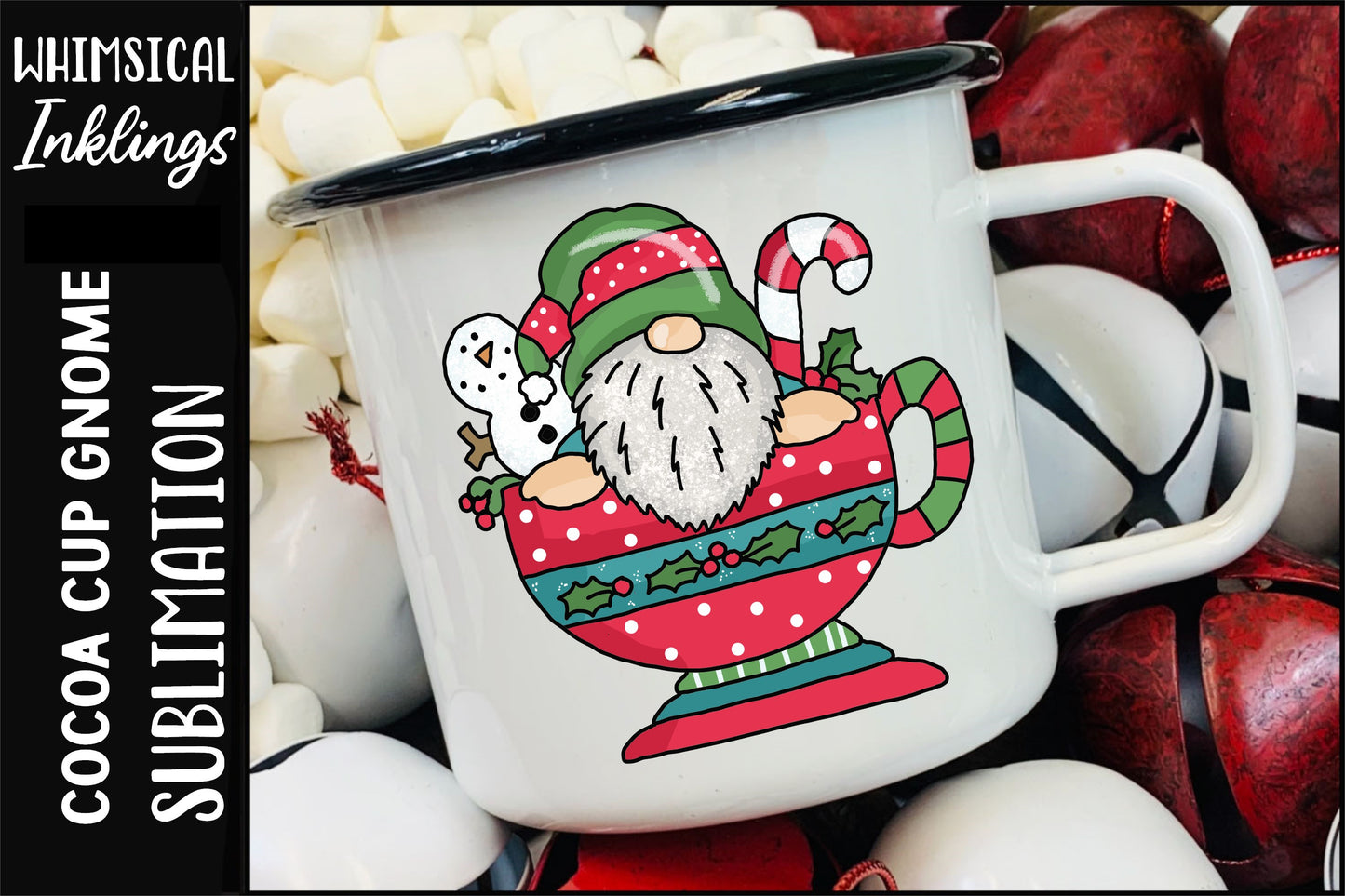 Cocoa Cup Gnome| Christmas Sublimation