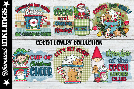 Cocoa Lovers Sublimation Collection| Christmas Cocoa