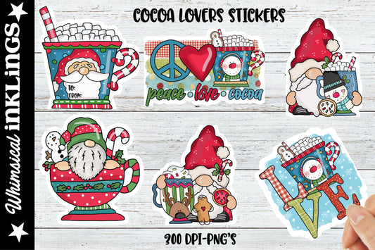 Cocoa Lovers Stickers