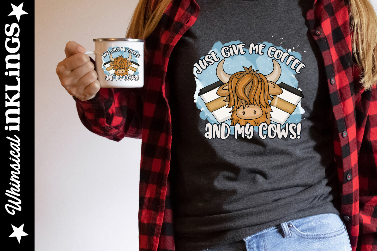 Coffee And Cows Sublimation