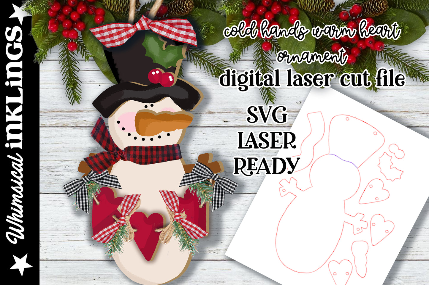 Super Snowman Laser Bundle| Snowmans Laser SVG's| Snowman Designs