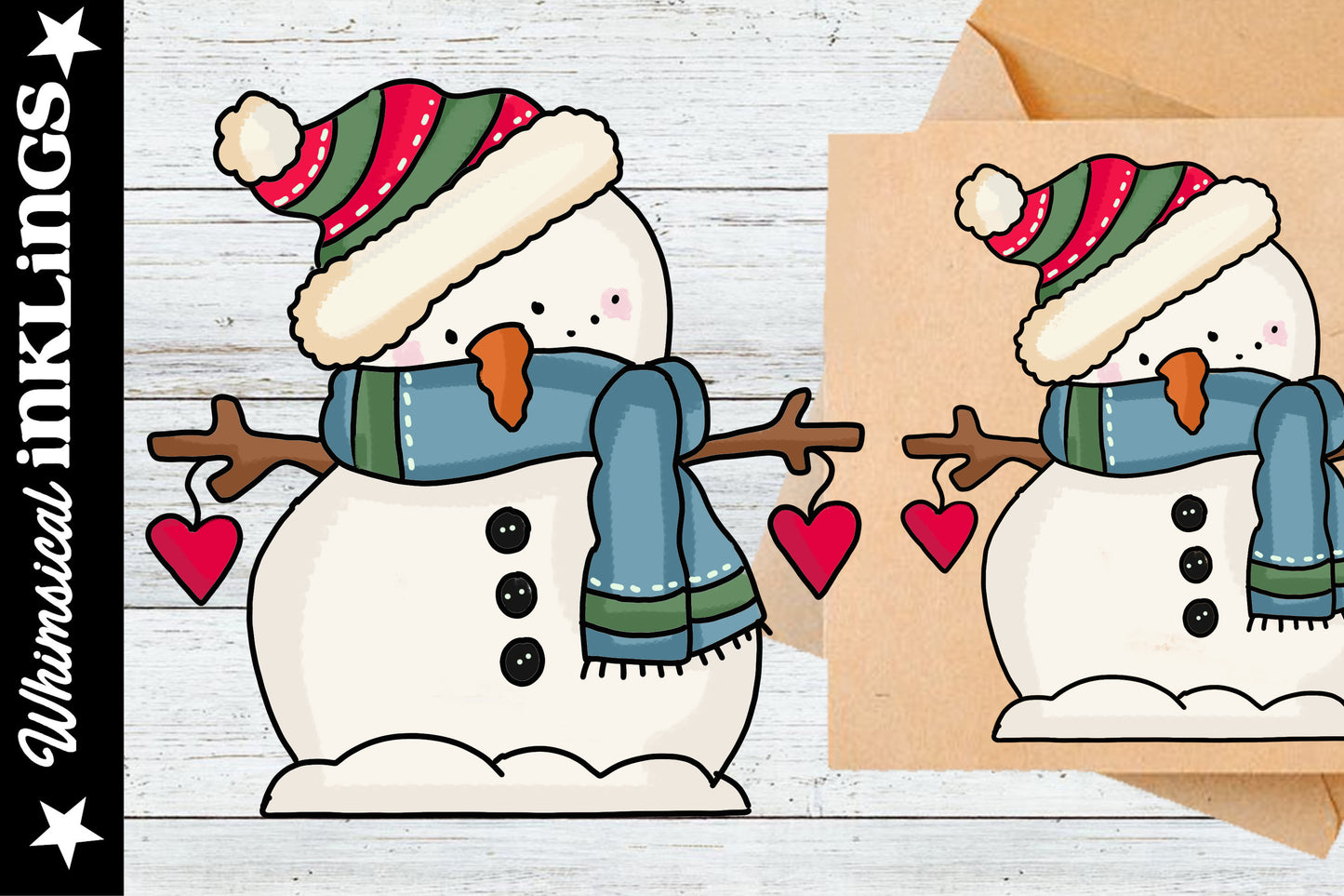 Cold Hands Warm Heart Snowman Sublimation