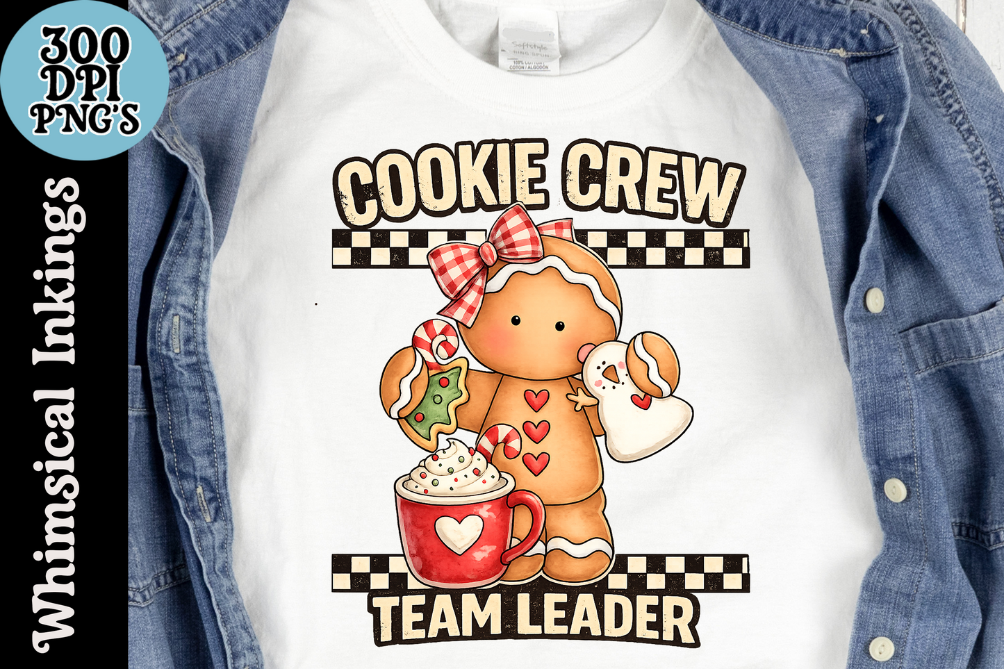 Cookie Crew Gingerbread Set| Gingerbread DTF Designs