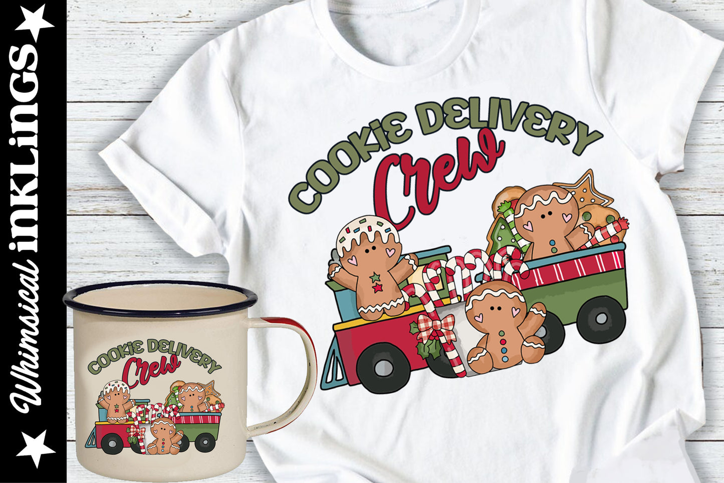 Cookie Delivery Crew| Christmas Sublimation| Christmas Cookies