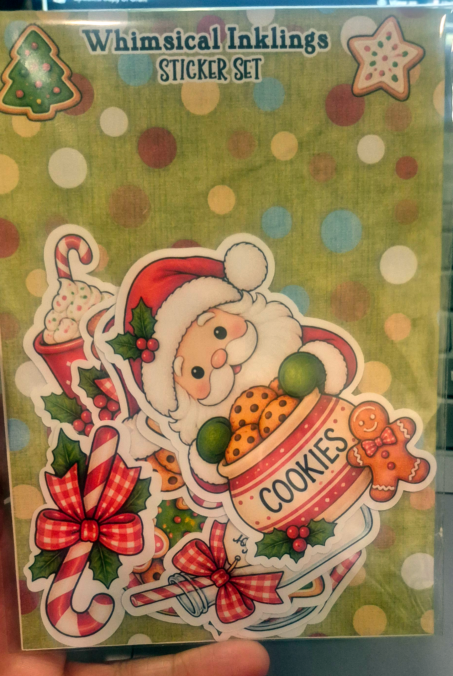 Cookies For Santa Sticker Pack| Christmas Stickers