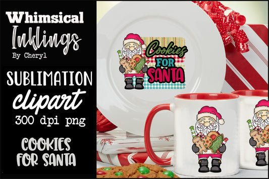 Cookies For Santa Sublimation| Christmas