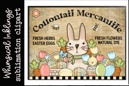 Cottontail Mercantile Easter Sublimation