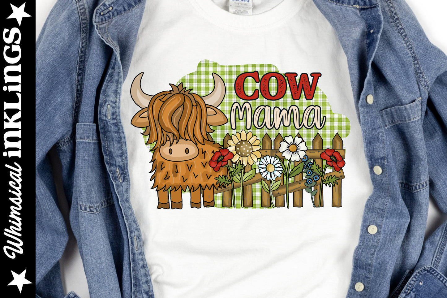 Cow Mama Sublimation| Scottish Highland Cow