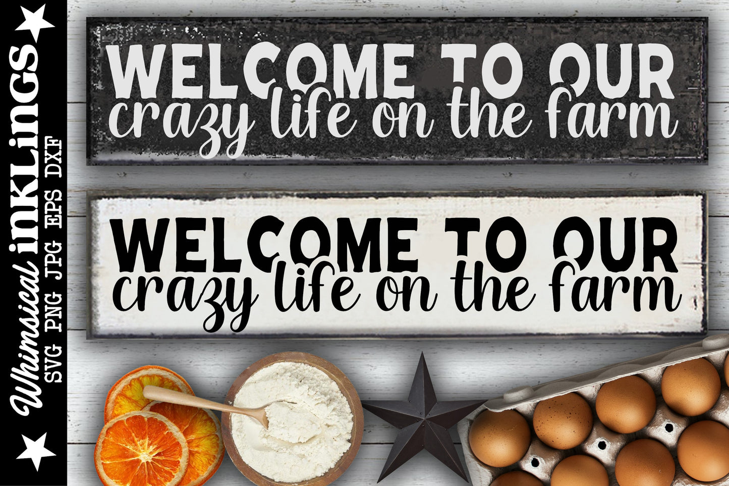 Crazy Life On The Farm SVG| Farmhouse SVG