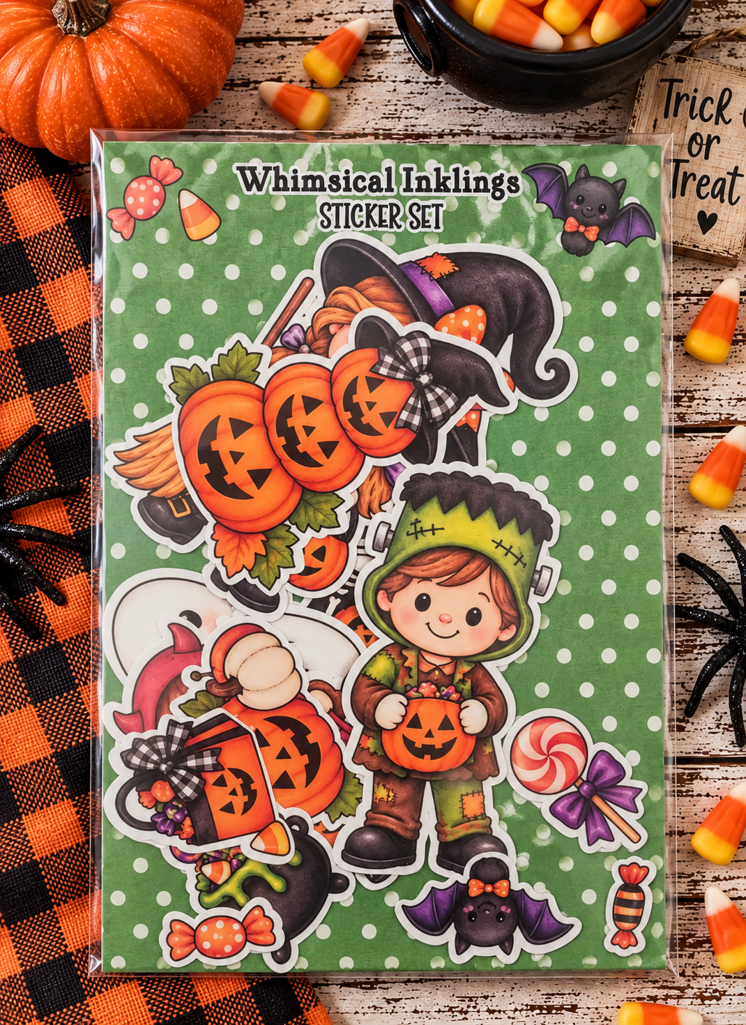 Cute Halloween Sticker Pack| Halloween Sticker Pack