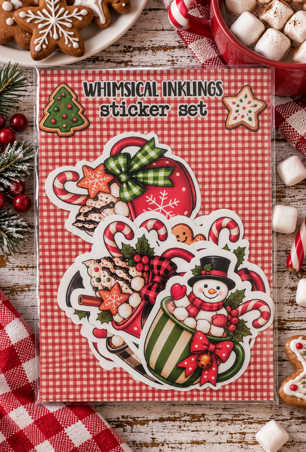 Snowman Soup Sticker pack| Snowman Stickers