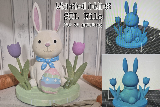Easter Bunny STL  for 3D Printing