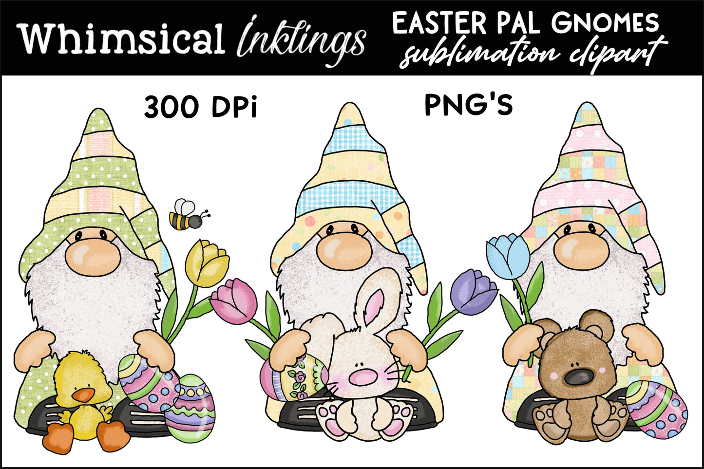 Easter Pal Gnomes| Easter Sublimation
