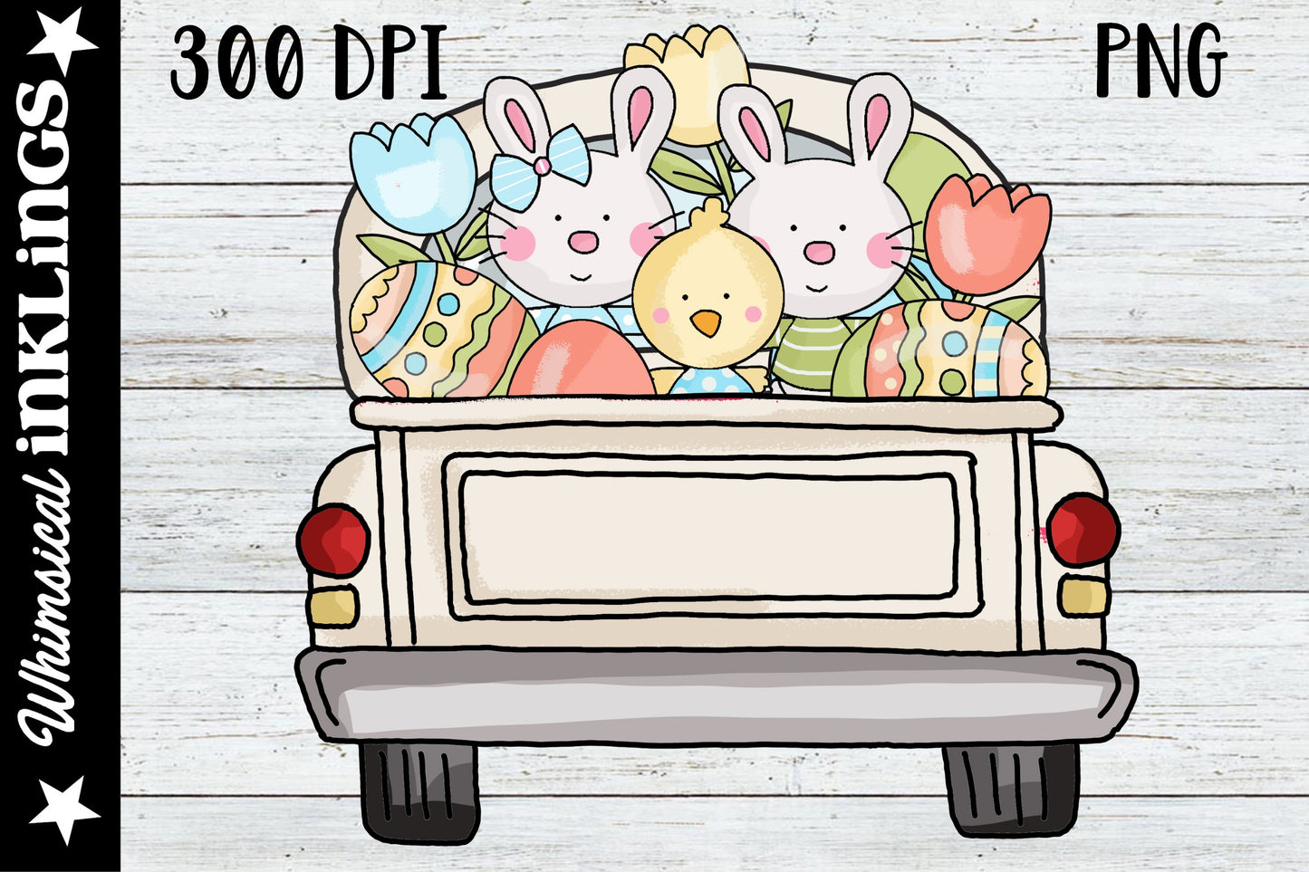 Easter Pals truck| Easter Sublimation| Vintage Truck