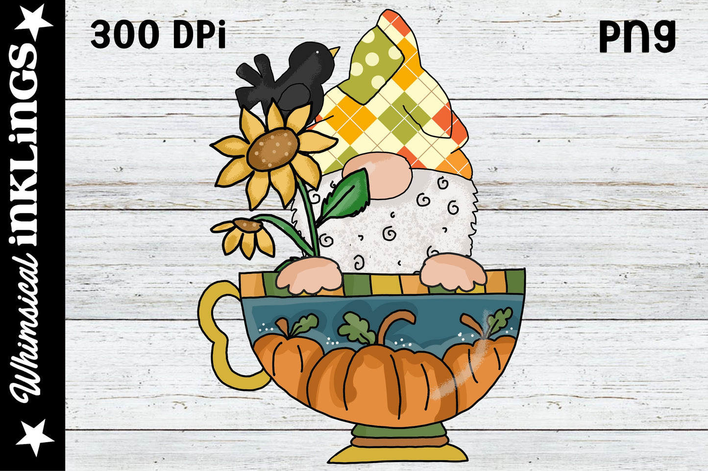 Fall Teacup Gnome Sublimation| Fall Sublimation