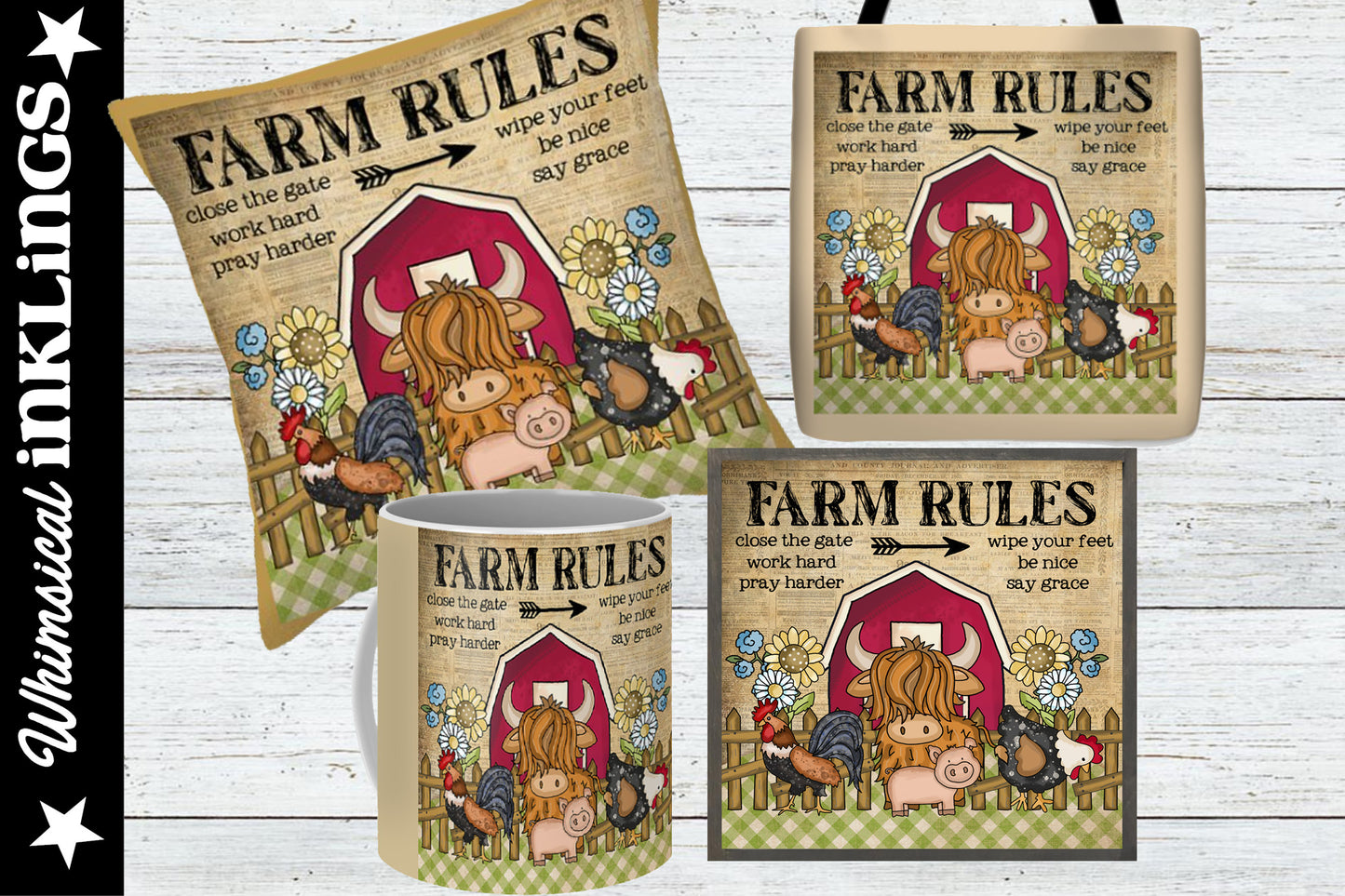 Farm Rules Sublimation