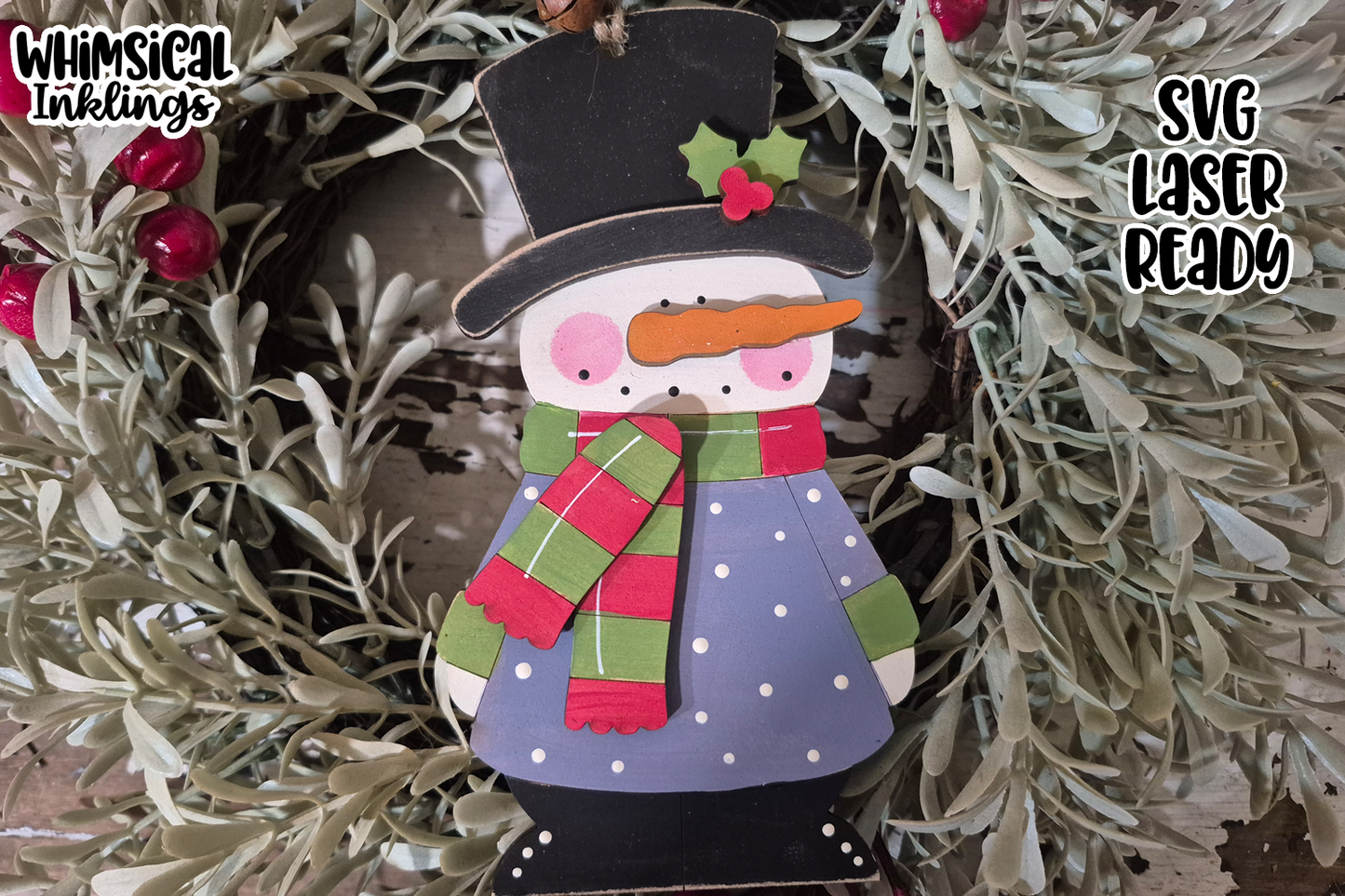 Frozen Freddie Ornament Laser SVG