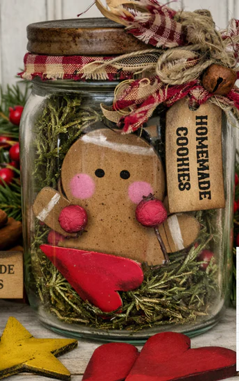 Gingerbread Jar DIY Wood Kit