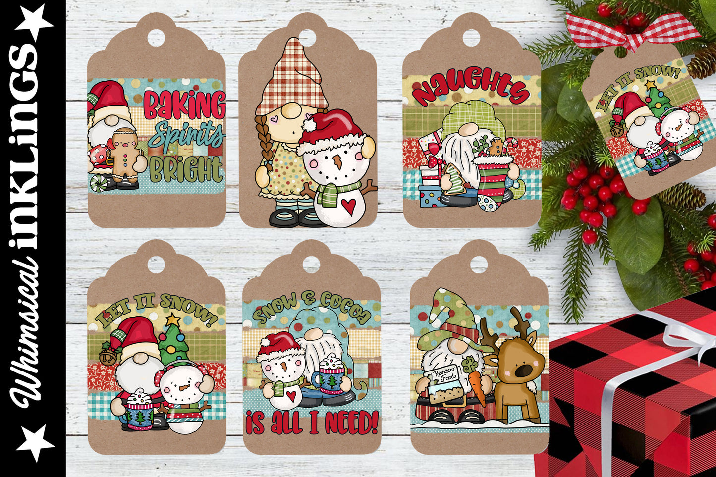 Gnome For The Holiday tags