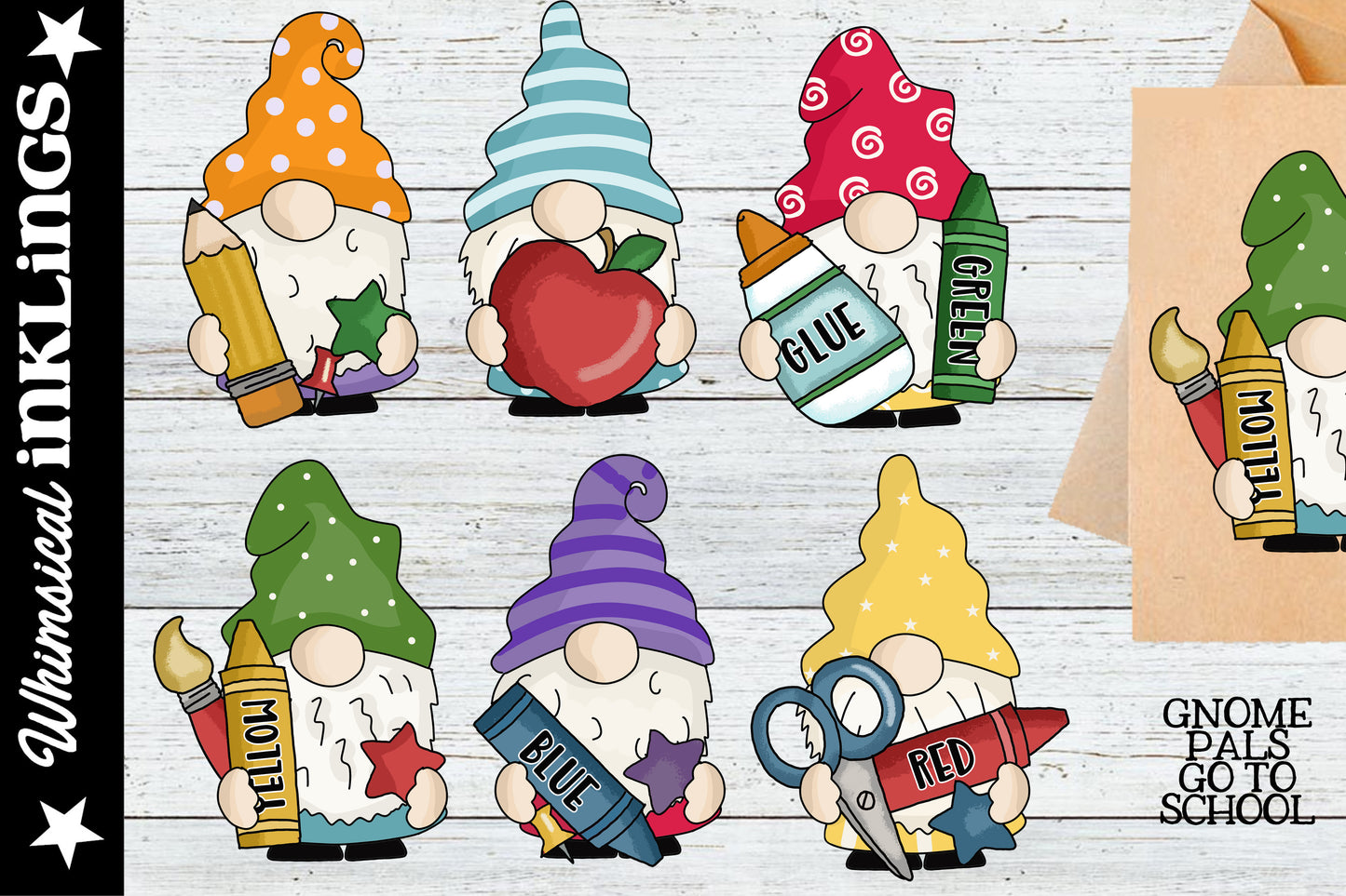 Gnome Pals Sublimation Clipart Bundle