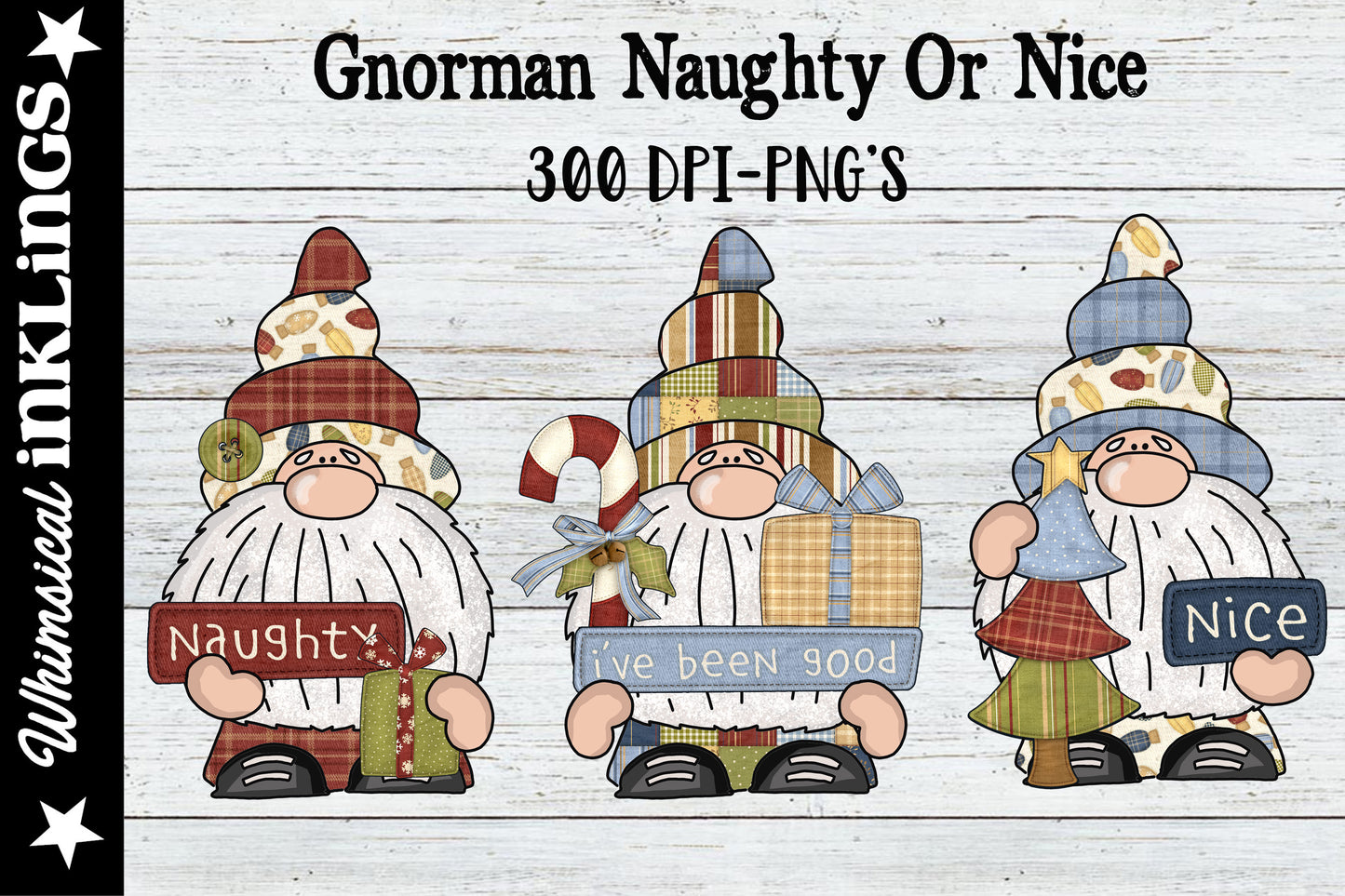 Gnorman Naughty Or Nice| Christmas Gnome| Christmas Sublimation