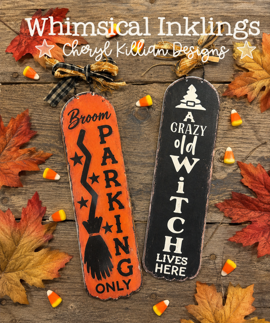 Halloween Sign Set SVG and Modge Podge Printables| Laser SVG