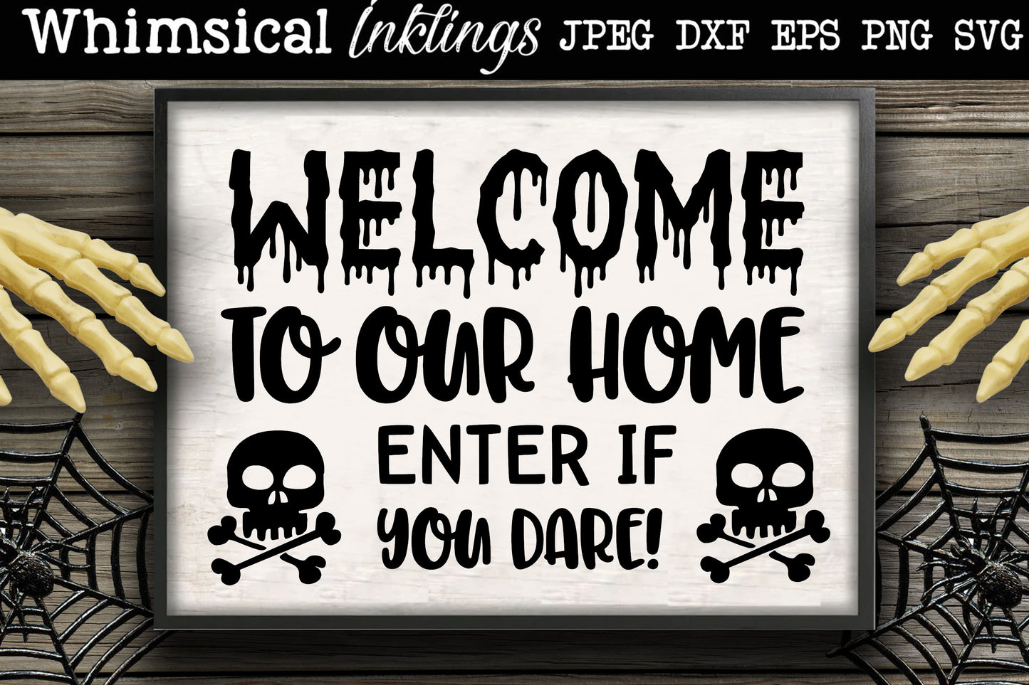 Halloween Welcome SVG| Halloween Sign| Halloween SVG