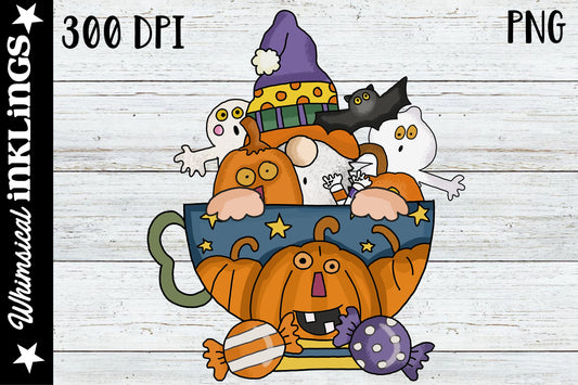 Happy Haunting Gnome Cup|Halloween Sublimation