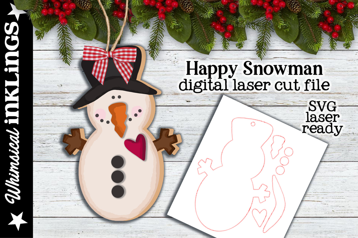 Super Snowman Laser Bundle| Snowmans Laser SVG's| Snowman Designs