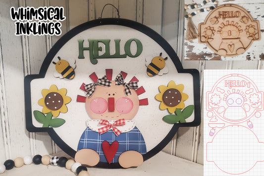 Hello Annie Sign DIY Wood Kit