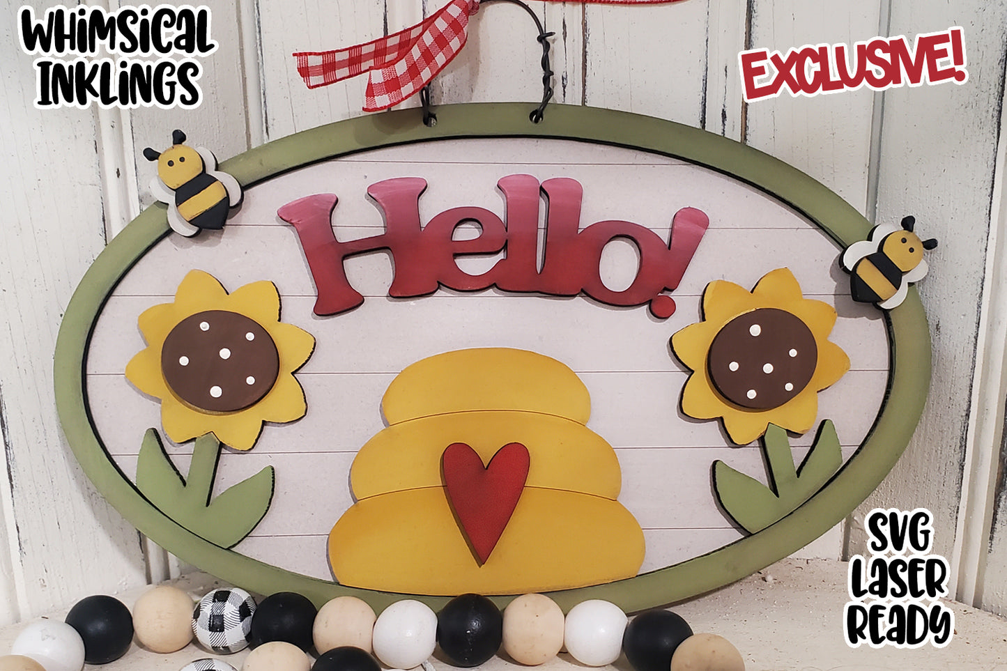 Hello Summer Sign DIY Wood Kit