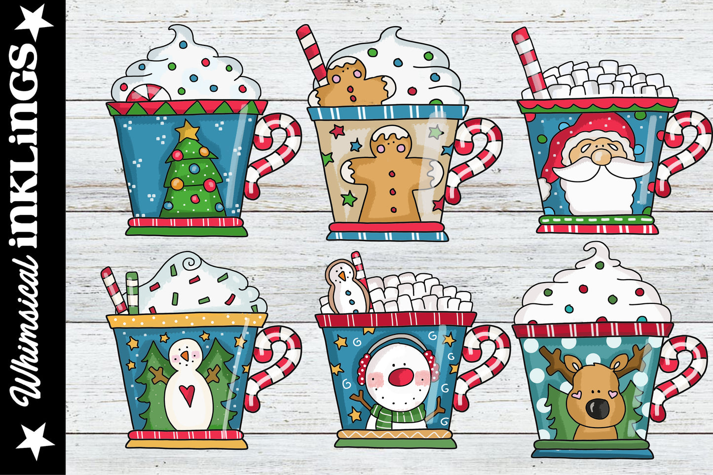 Holiday Cocoa Cups Sublimation| Christmas Cocoa| Christmas Sublimation