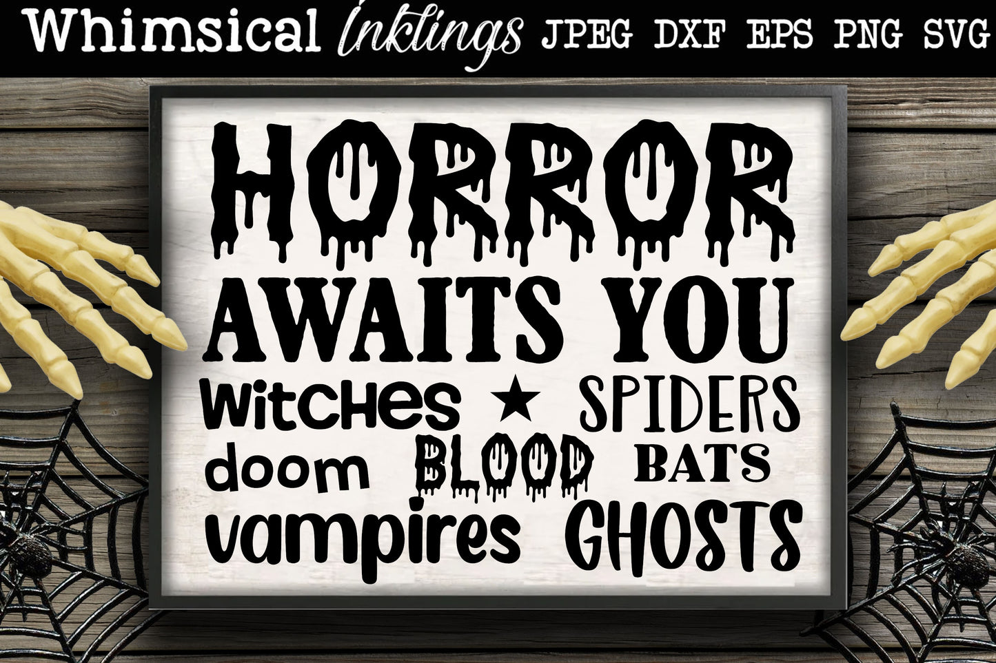 Horror Awaits You Halloween SVG| Halloween SVG