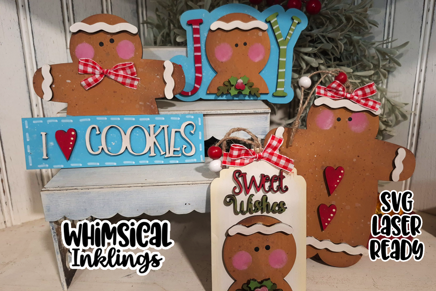 I Love Cookies Gingerbread Laser SVG