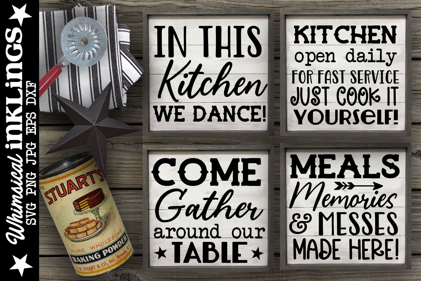 The Big Sign Makers SVG Bundle| Kitchen Sign SVG| Sign Bundle