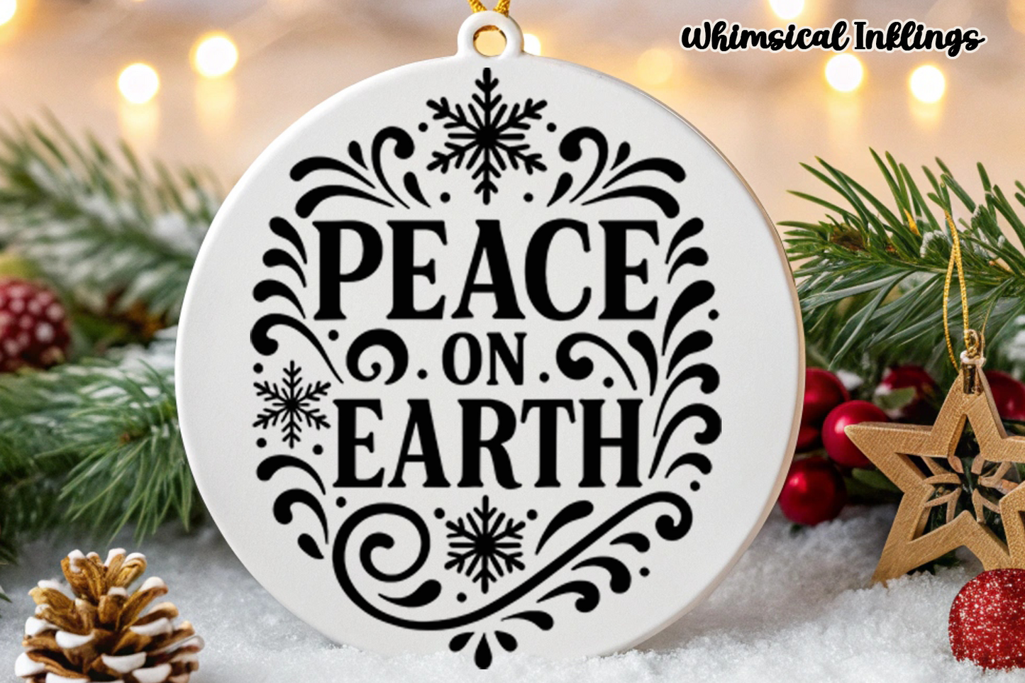 Jesus Is The Reason Ornaments SVG's