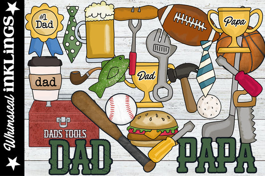 Just For Dad Sublimation Clipart