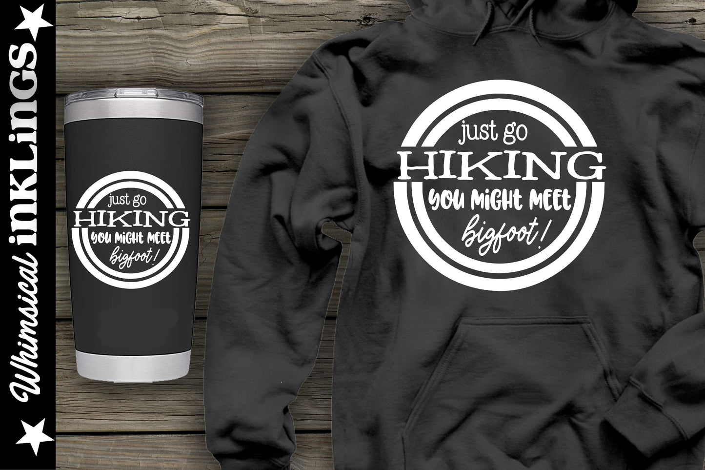 Just Go Hiking SVG