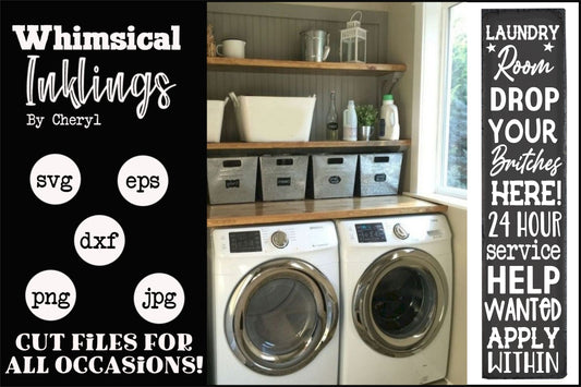 Laundry Room Vertical SVG| Home SVG