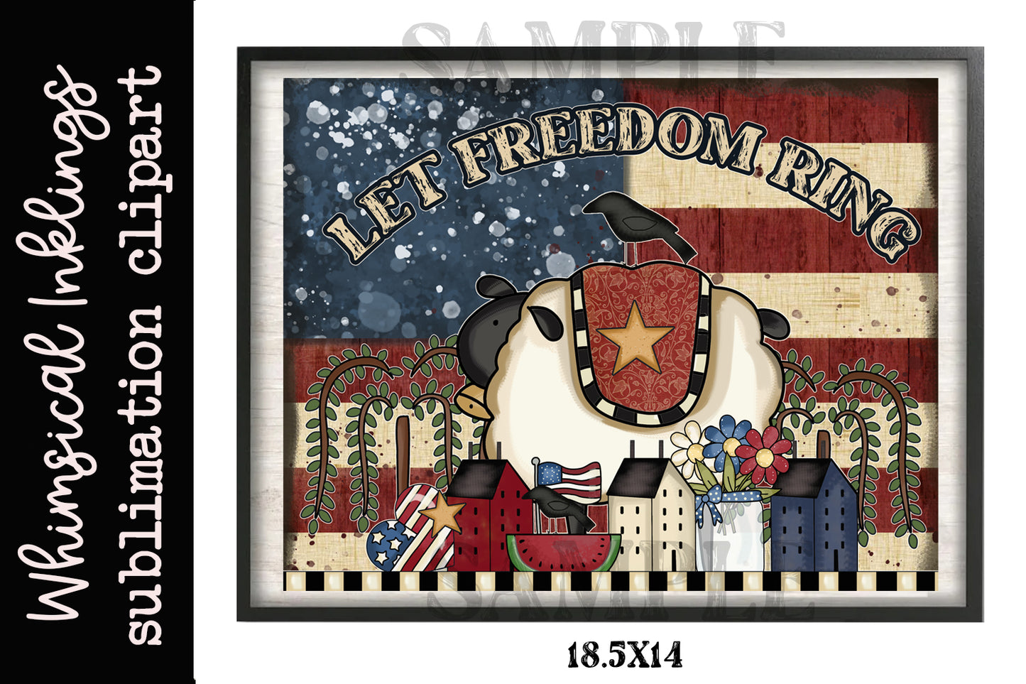 Let Freedom Ring Sublimation